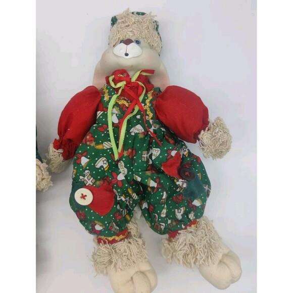 Vintage 1996 Hip and Hop Bunny 2pc Set House Of Lloyd Christmas Around the World - Picture 8 of 16